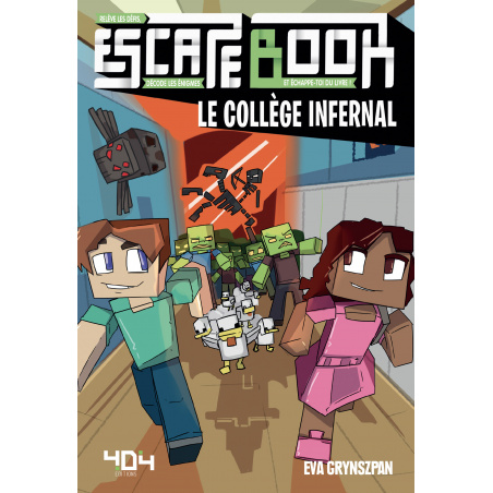 Escape Book Enfant - Minecraft : le College Infernal