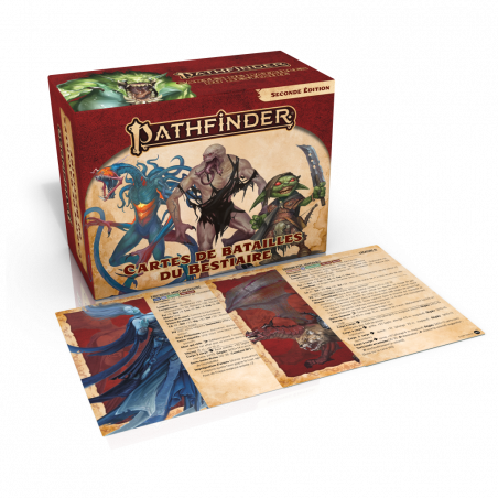 Pathfinder 2 - Cartes de Batailles du Bestiaire