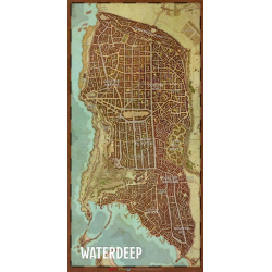 D&D 5 : Waterdeep Plan de la Cité