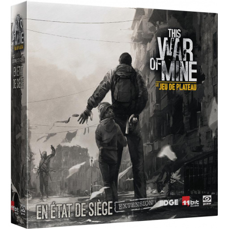 boite de l'extension en état de siege pour le jeu de plateau this war of mine