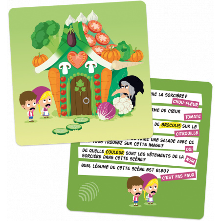 Cartes questions Quizz C'est pas faux Patates et Ninjas