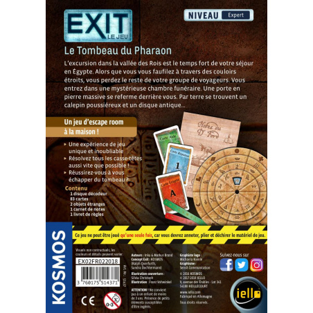 EXIT : Le Tombeau du Pharaon