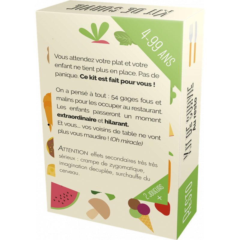 Jeu Parent Epuisé : Kit de Survie Restaurant