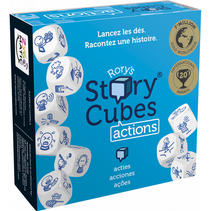 Boîte de jeu Rory's Story Cubes : Actions