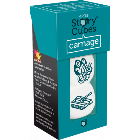 Jeu de dès familial Extension Rory's Story Cubes : Carnage