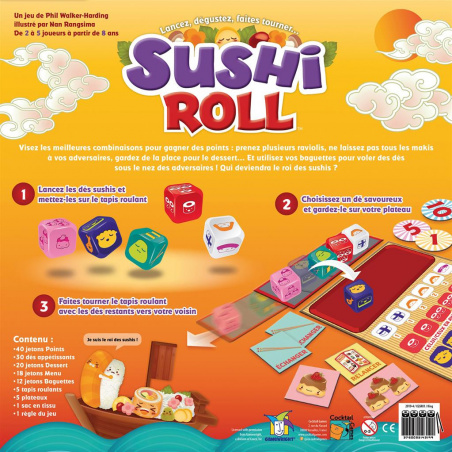 Jeu familial Sushi Roll