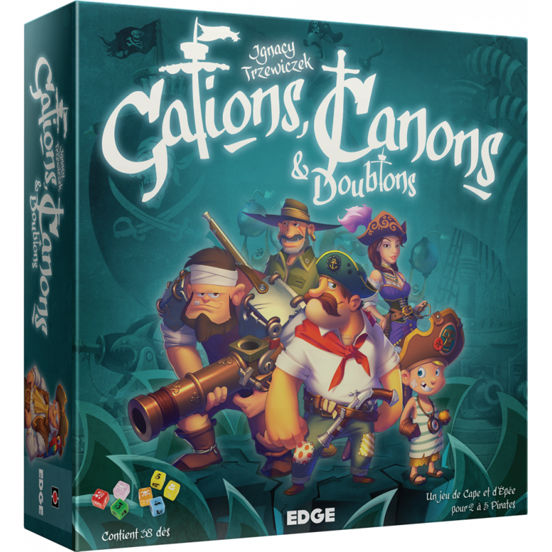 Jeu familial Galions, Canons & Doublons
