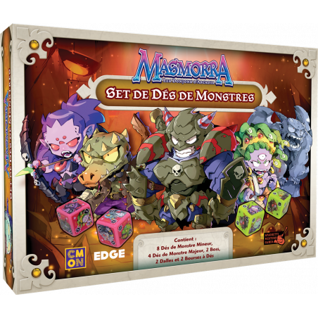 Masmorra : Set de dés Monstres (Ext)