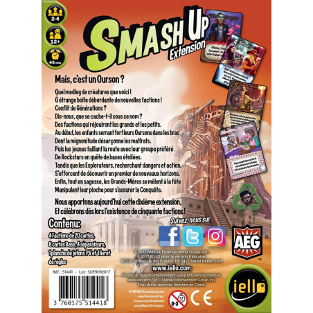 Smash Up : Conflit de Générations !