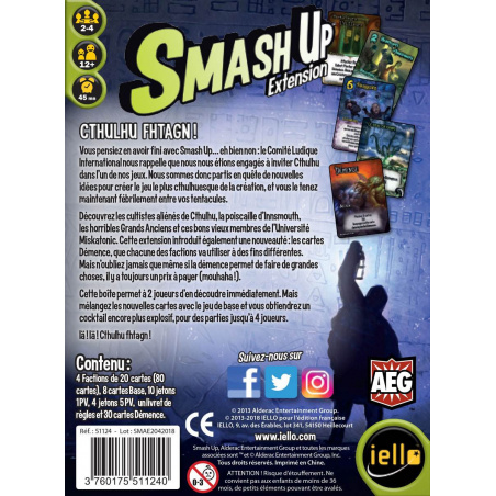 Smash Up : Cthulhu Fhtagn !