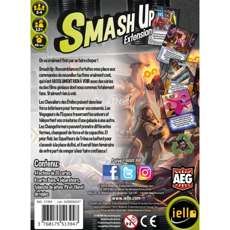 Smash Up : Ressemblances Fortuites !