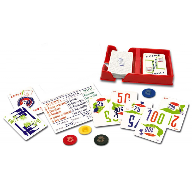 Jeu familial Mille Bornes édition premium