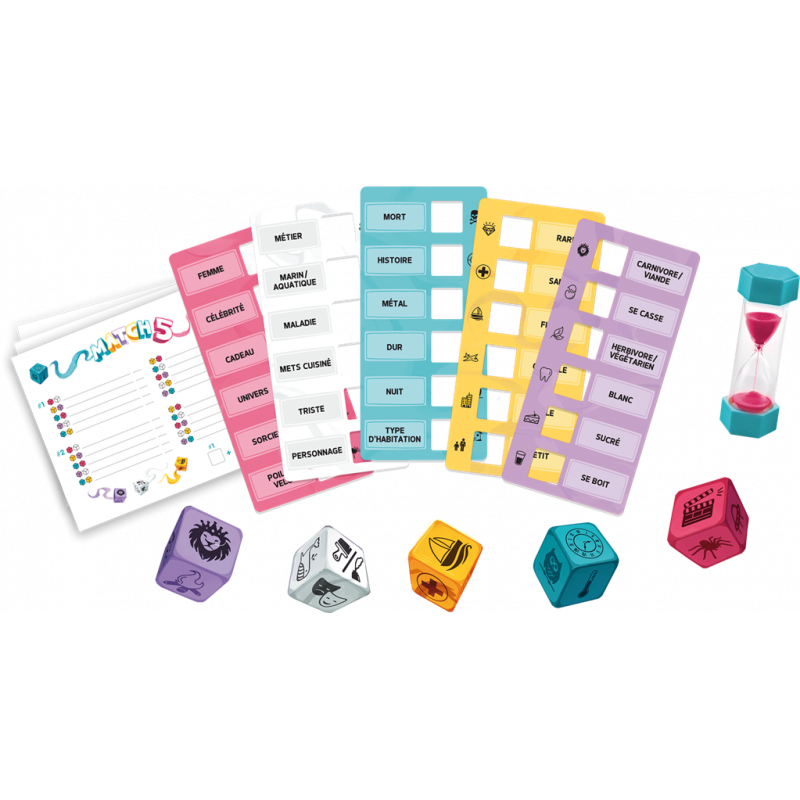 Jeu de dés Match 5