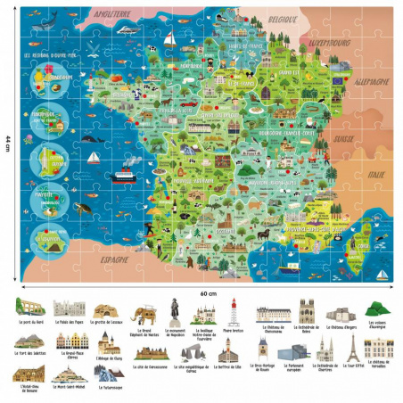 La France à Découvrir : un Grand Puzzle