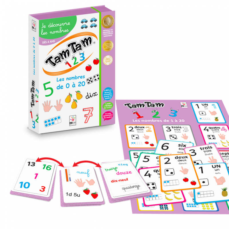 Jeu éducatif Tam Tam 123