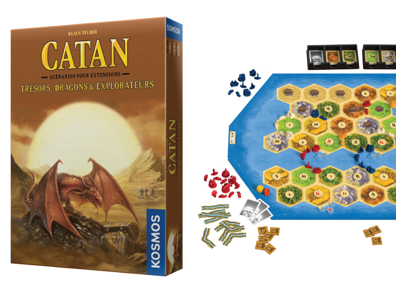 Extension Catan : Tr&eacute;sors, Dragons & Explorateurs