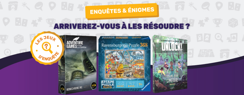 Jeux d'enquêtes et d'énigmes immersifs